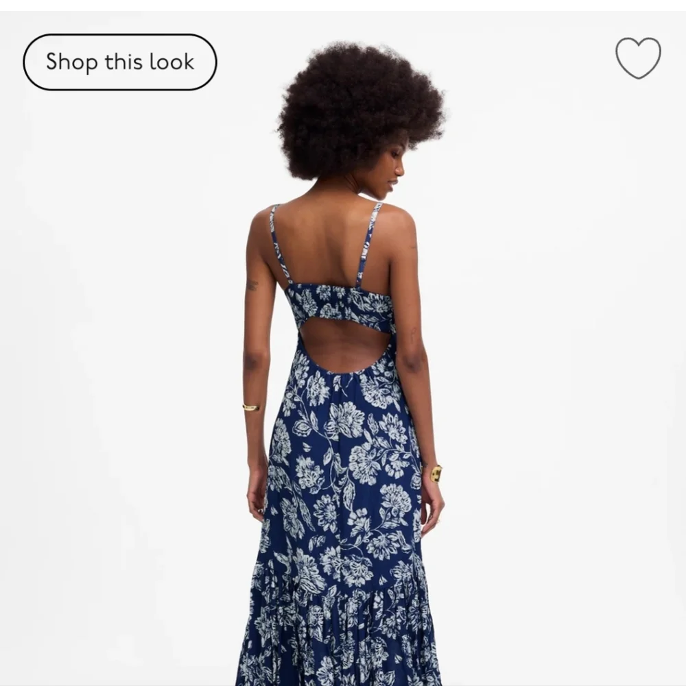 Madewell Textured Maxi Slip Dress Floral Size 4 NW335